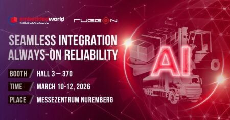 RuggON präsentiert robuste, zuverlässige und widerstandsfähige missionskritische Lösungen auf der Embedded World 2026